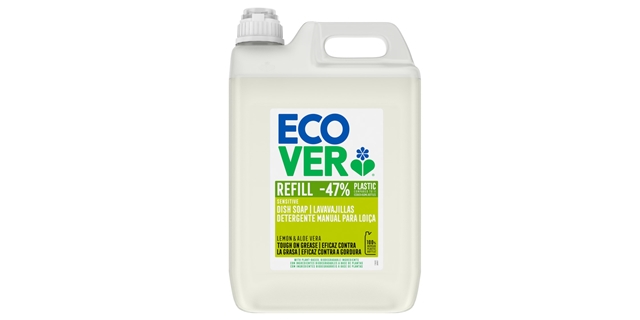 Ecover čistič na nádobí Citron & Aloe vera - náplň 5L                                                                                                                                                                                                     